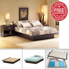 3070233 South Shore Furniture Queen Platform Bed Frame Mattress 066311032376