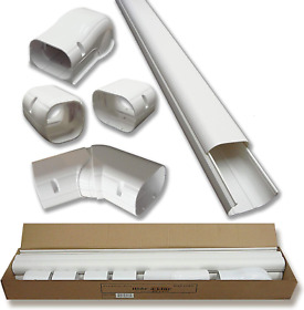 4inch 14 Ft Line Set Cover Kit Pro Series For Mini Split Air Conditioners And Heat
