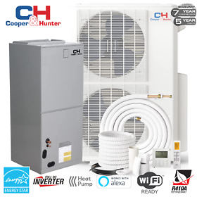 Ch-60ahu 60000 Btu 5 Ton 17 Seer Heat Pump Split System With Multi Position Air Handler