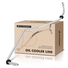 Apocl448 A-premium Automatic Transmission Oil Cooler Line Hose Assembly Compatible Wit