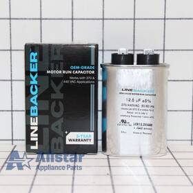 12.5mfd-440v Allstar Appliance Parts Air Conditioner Oval Run Capacitor