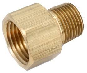 756120-0402 Anderson Metals Corp 10 Pack - Pipe Fitting Adapter Lead-free Brass 1/4 X 1/8- Inch -756120-0402