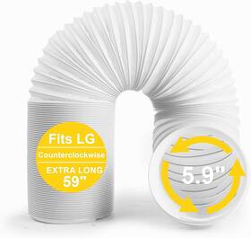 Aukney 711181254594 Portable Air Conditioner Hose 5.9 Inch Diameter Anti-clockwise Thread Universal Re