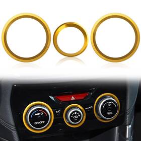 10-1739 Auovo Ac Climate Control Knob Outer Ring Covers Accessories For Subaru Crosst 10-1739 Auovo Ac Climate Control Knob Outer Ring Covers Accessories For Subaru Crosst