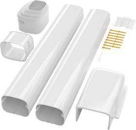 2m-420 Cestluck 4ftft 7.5 Ft Mini Split Line Set Cover Pvc And Pp Universal For