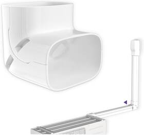 Mdx-4in-upright Cestluck 4ftft Width Vertical Elbow Mini-split Line 4 Inch