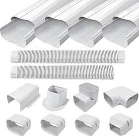 Mdx-gxc-3in-001 Cestluck 3ftft 17 Ft Air Conditioner Mini Split Line Set Cover Kit Hidden