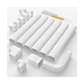 Mdx-gxc-5in-6m-r Cestluck 5ftft 23.5 Ft Mini Split Line Set Cover Pvc And Pp Universal For