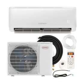 Fp10412us-wh Costway 12000 Btu 21 Seer2 208-230v Ductless Mini Split Air Conditioner And Heater Ac Unit
