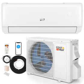 Hcst07186 Costway 9100btu Wifi Enabled Mini Split Ac 20.5 Seer2115v Inverter Air Conditioner
