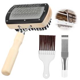 Cr1106-2 Danishsy 3pcs Air Conditioner Condenser Fin Cleaning Brush Kit Stainless Steel Hvac C
