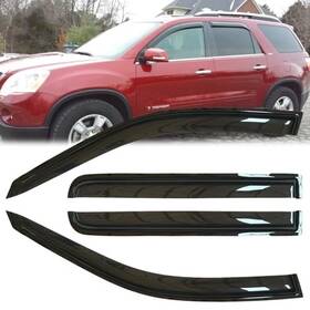 Deebior A80008-da-94632 4pcs Original Shatterproof Side Window Wind Deflector For 2007-2016 Gmc Acadia