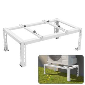 000-24 Flamorrow Dgc-01 Ground Stand Bracket Heavy Duty Mini Split For 9 000 Btu