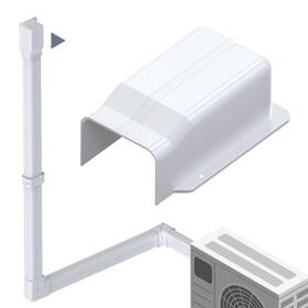 Lscp-02 Flamorrow 4 Inch W Wall Entry Cap Decorative Line Set Cover Parts Accessories Co