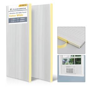 Wacp-01 Flamorrow Window Air Conditioner Side Panel Kit 17 Inch H 19.25 W Extra Wide Ac