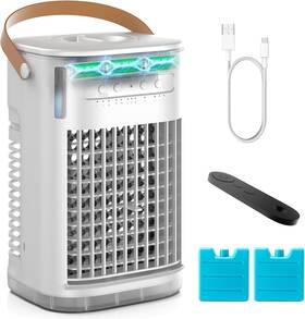 Tf06 Flowbreeze Mini Air Conditioner Portable Conditioners With Remote Auto-off Timer 540