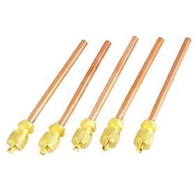 Gbstore 739340585372 5 Pcs Air Conditioner Spare Part 6mm Copper Tube Od Filling Access Va