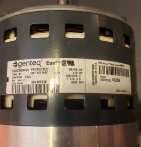 5sbr39gl Genteq Eon Hd03 1/2 Hp Blower Motor Module 12/2022 In Service Date Carrier