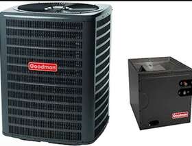 Capta3022a4 Goodman 2 Ton 17.2 Seer2 Ac Only Condenser And Vertical Coil Gsxc702410 Capta3