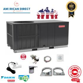 Gpch32431 Goodman 2 Ton Package Unit 13.4 Seer2 Horizontal Central Air Conditioner R32 Kit