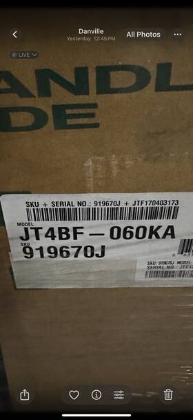 060ka Goodman Jt6bf Gibson 5 Ton Heat Pump Jt4bf - 410a