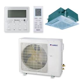 Cas24hp230v1bc-s Gree 24000 Btu 21 Seer Ceiling Cassette Ductless Mini Split Air Conditioner