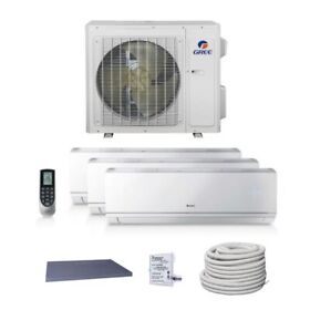 Gree 24000 Btu Vireo Extra H C 2 Zone Mini Split 230v 12-18 Install Kit Wifi