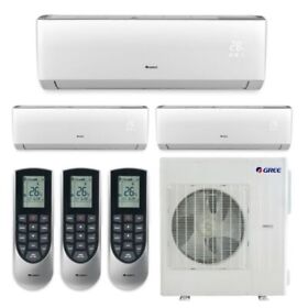 Gree 24000 Multi Ultra 23 Seer Tri Ductless Mini Split System 9-9-9 Gree 24000 Multi Ultra 23 Seer Tri Ductless Mini Split System 9-9-9