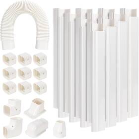 Guequitlex 744759828439 3 Inch W 16.1 Ft Line Set Cover Kit For Mini Split Air Conditioner Decora