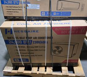 Hessaire 818015029516 Ductless Ac Heat Pump 24 000 Btu 19.5 Seer2 - Part 1 And 2