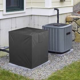 Hoxha 789844314190 Air Conditioner Cover For Outside Units Durable Ac Unit Square Fits Up