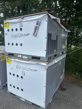 Rhh036h0ca0aaa Icp 3 Ton Gas Package Heat Pump 14 Seer Commercial Pack 230/3 Rhh036h0ca0aa