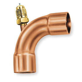 A31164 Jb Industries 1/4inch Access Valve 90 Brass Copper