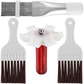 Kinmad 111539709843 4 Pieces Air Conditioner Condenser Fin Cleaning Brush Coil Stra
