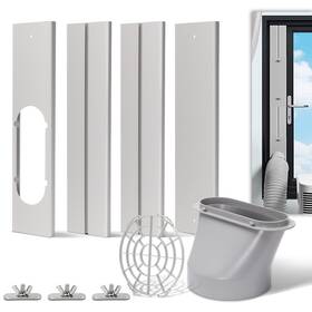Ak11 Klolkutta Portable Air Conditioner Window Kit With Coupler 5.9 Inch Adjustable