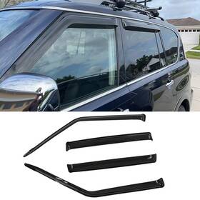 Kx-ni60 Kucaruce Ni60 Original Side Window Wind Vent Deflector 4pcs Outside Mount Tape-on Nice