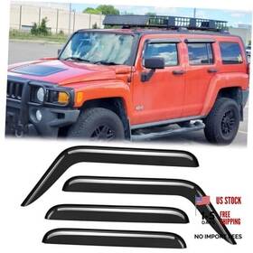 M-94501 Kucaruce 4pcs Original Shatterproof Rainproof Side Window Wind For 2005-2009 Hummer H3