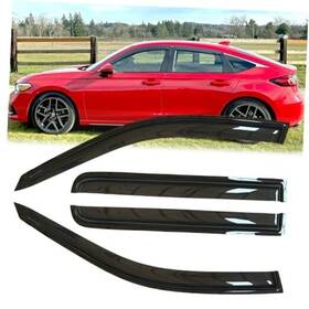 Kucaruce M-94703 4pcs Original Shatterproof Rainproof Side Window Wind For 2022-2025 Honda Civic