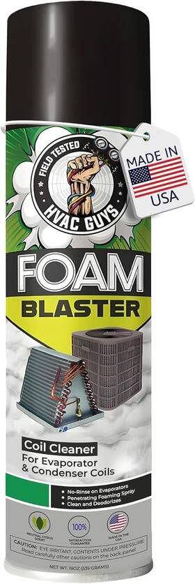 Leak Saver 313088529500 Foam Blaster Ac Coil Cleaner For Unit No Rinse Formula Evapo