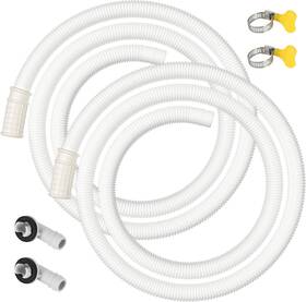 Leetin 744759869104 2 Pack 5 Ft Air Conditioner Drain Hose Kit Plastic Tube For Ac Condensate Leetin 744759869104 2 Pack 5 Ft Air Conditioner Drain Hose Kit Plastic Tube For Ac Condensate