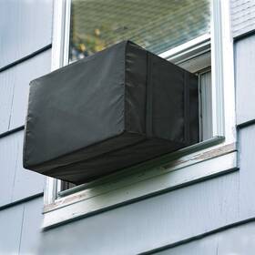 Luxiv 438051302554 Window Air Conditioner Cover Outdoor Outside Ac Unit Black Dust