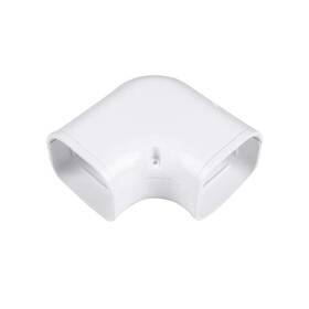 Lyprem 424515610011 3 Inch Flat Elbow Pvc Line Set Cover Kit Accessories For Mini Split White