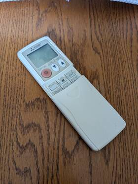 Km15a0081472 Mitsubishi Electric Oem Air Conditioner Remote Km15a U1 H