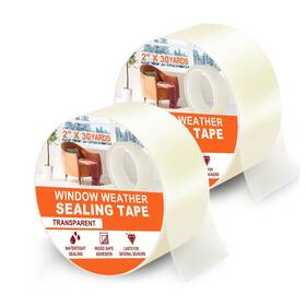 Palmhill 094759100180 2 Pack Window Weather Sealing Tape Inch X 30 Yards 2-pack Total 60yds 180
