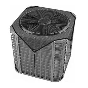 Patiobreeze Pbacm15v3232sinbk 32 Inch X Air Conditioner Cover For Outdoor Units Breathable Ac Unit Mesh Co