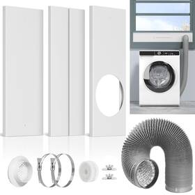 Purteery Dvk01 Dryer Vent Window Kit Duct With Hose Adjustable Seal P