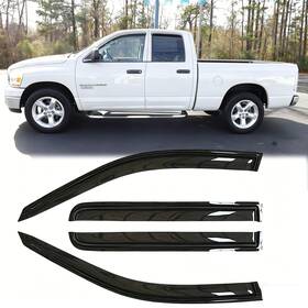 Ratzsdala R-94813 Shatterproof Weather Resistant Side Window Rain Guards Fit For 2019-2024 Ram