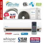 Senl-18cd Senville Btu Ductless Ac Mini Split Heat Pump Air Conditioner