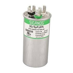 Sgd-cbb65-30 Sigandg 30/5 Uf 370v Or 440v Cbb65 Dual Run Start Round Capacitor 30 5 Mfd