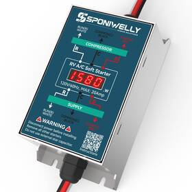 Rv30b Sponiwelly Soft Start Kit For Rv Air Conditioner With Display Screen Uses Up To 70% Le